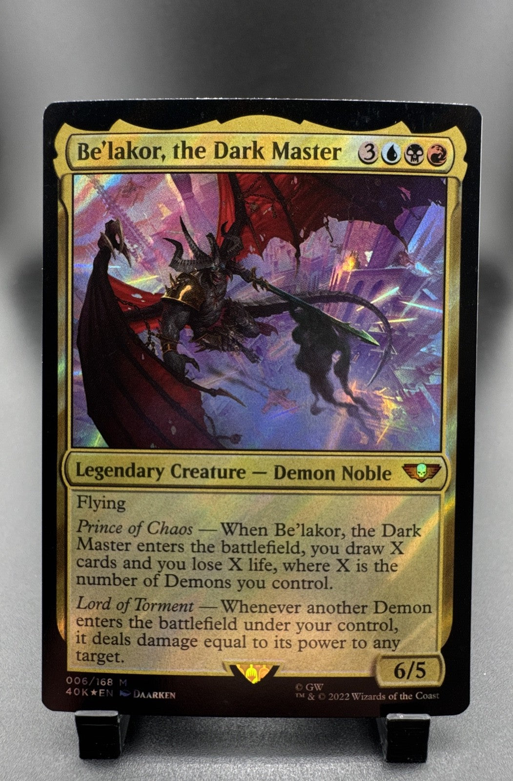 Be'lakor, the Dark Master (Surge Foil) Universes Beyond: Warhammer 40000 Foil