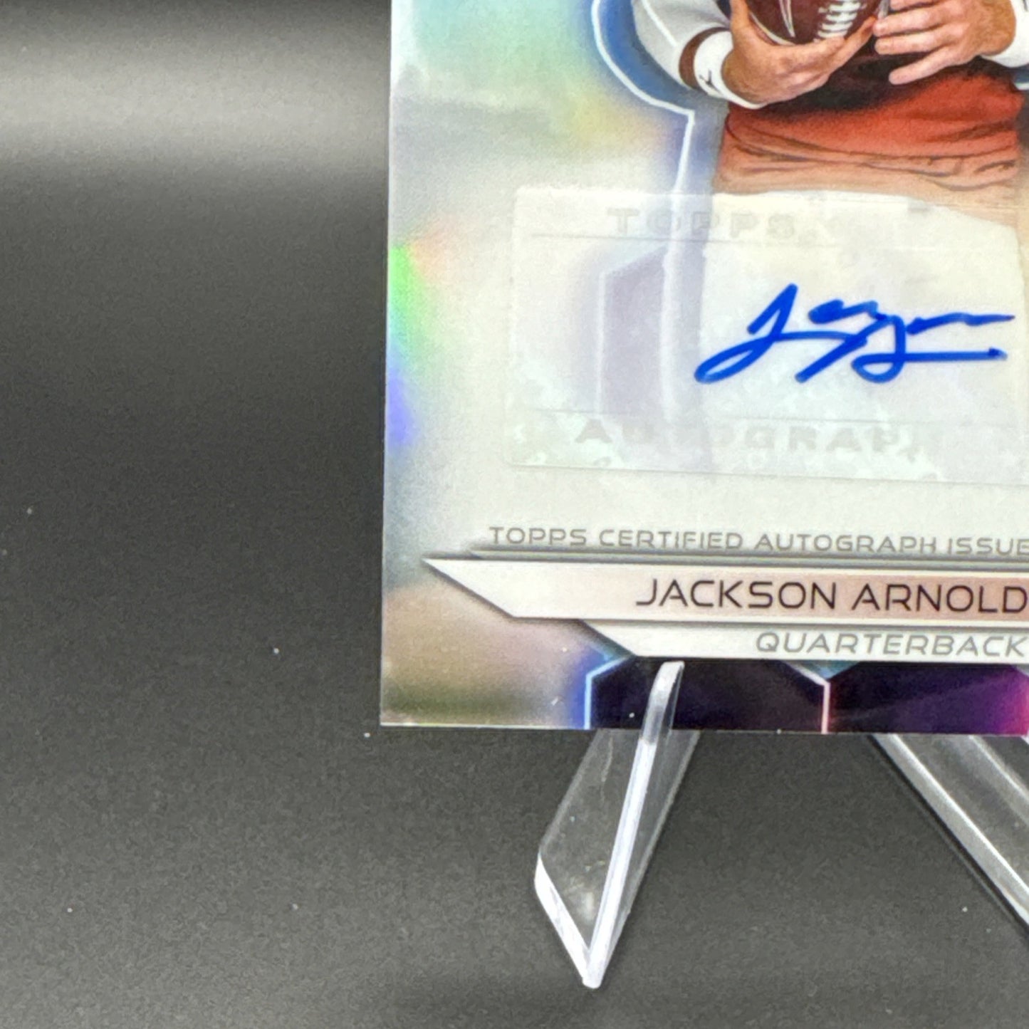 2023 Bowman U Best Football Jackson Arnold Auto Refractor RC Rookie Autograph