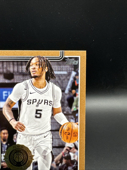 2025-26 Topps Stephon Castle #197 All Rookie Team San Antonio Spurs 353/2025