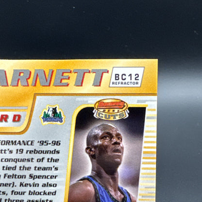 1996-97 Bowman's Best - Cuts Kevin Garnett #BC12 Refractor