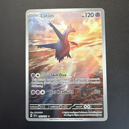 Latios 203/191 Sv08 Surging Sparks Illustration Rare Holo 120 HP EN 2024 Pokémon