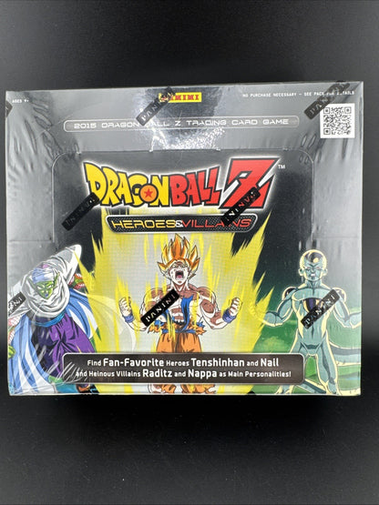Dragon Ball Z Booster Box - Heroes And Villains Sealed-PANINI