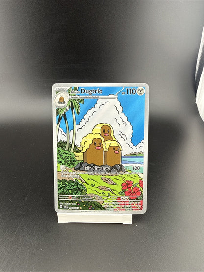 Pokémon TCG Alolan Dugtrio Surging Sparks 208/191 Special Illustration Rare Card