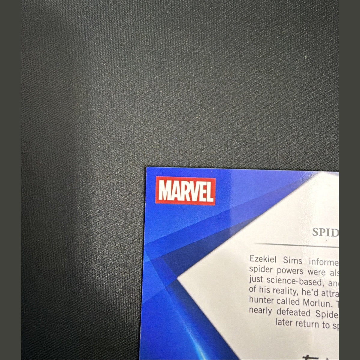 2025 Topps Chrome Marvel Infinite Sapphire Spider-Man SSP