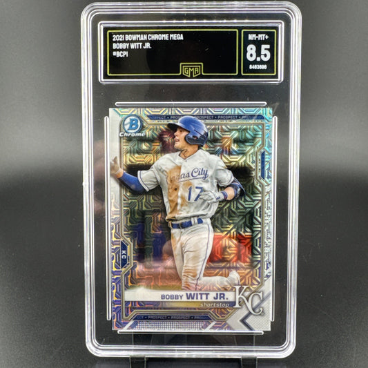 2021 Bowman - Chrome Prospects Bobby Witt Jr. #BCP-1 Mojo Refractor (RC) GMA 8.5