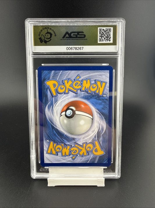 Pokemon TCG Cinderace ex 157/142 Sv07 Stellar Crown Secret Rare Holo AGS 9.5