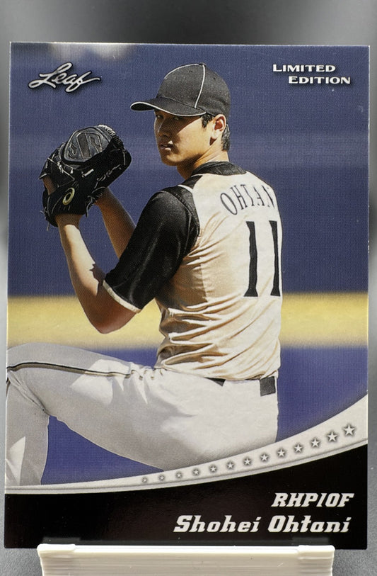 2018 Leaf Shohei Ohtani Limited Edition Shohei Ohtani #LE-01 Rookie Year