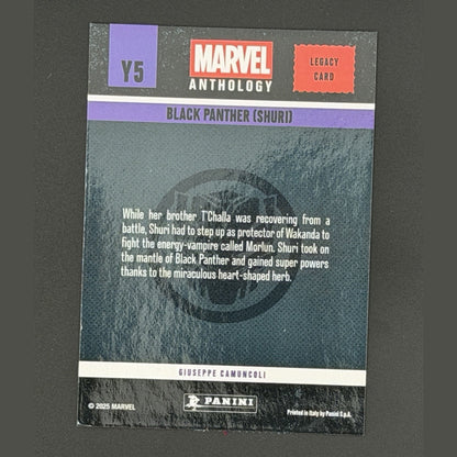 2025 Panini Marvel Anthology - Legacy Card - Black Panther - Y5