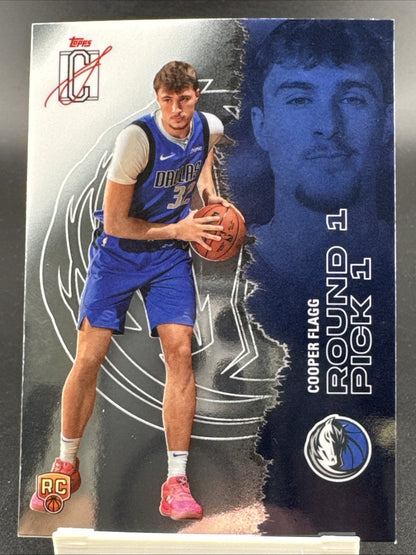 2025-26 Topps Signature Class Cooper Flagg RC Chrome Rookie Class Mavericks #101