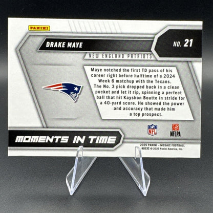 Drake Maye Moments In Time 2025 Mosaic New England Patriots #21