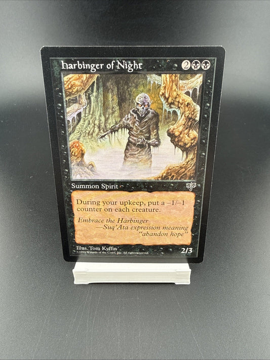 1x Harbinger of Night - LP - Mirage - MTG Magic Lightly Played