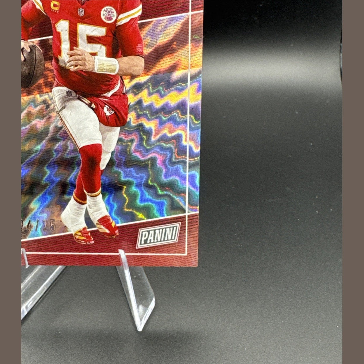 2025 The National Silver Pack Lightning Spokes #18 Patrick Mahomes 24/25 Chiefs