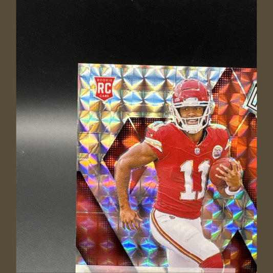 2025 Jalen Royals RC Auto Mosaic Prizm Autograph Kansas City Chiefs #313