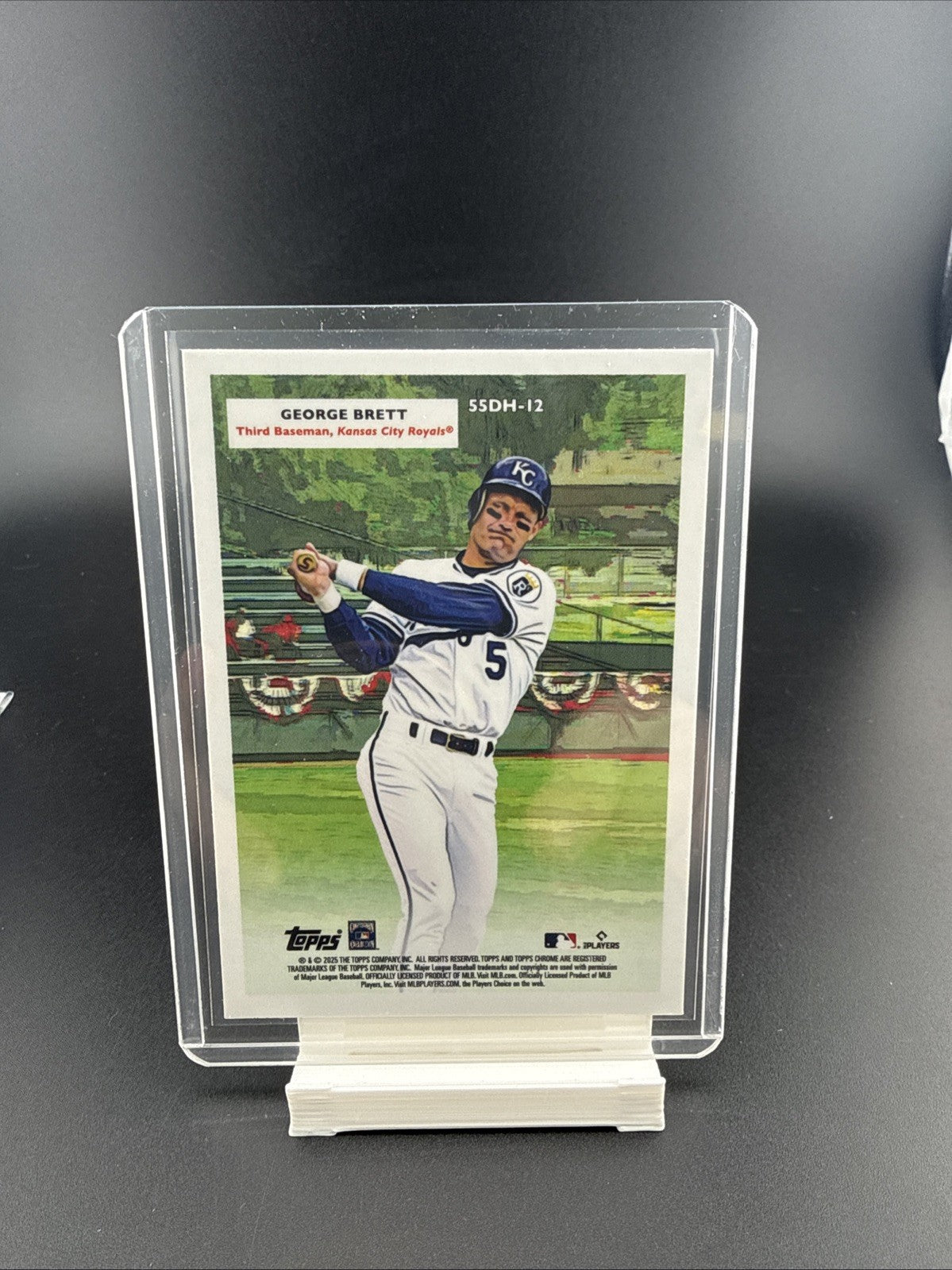 Bobby Whitt Jr  & George Brett 2025 Topps Platinum Chrome - 55-DH12