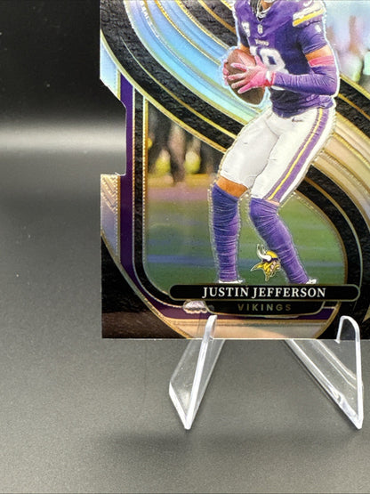 2024 Panini Select Premier Level Die-Cut Silver Justin Jefferson Vikings #174