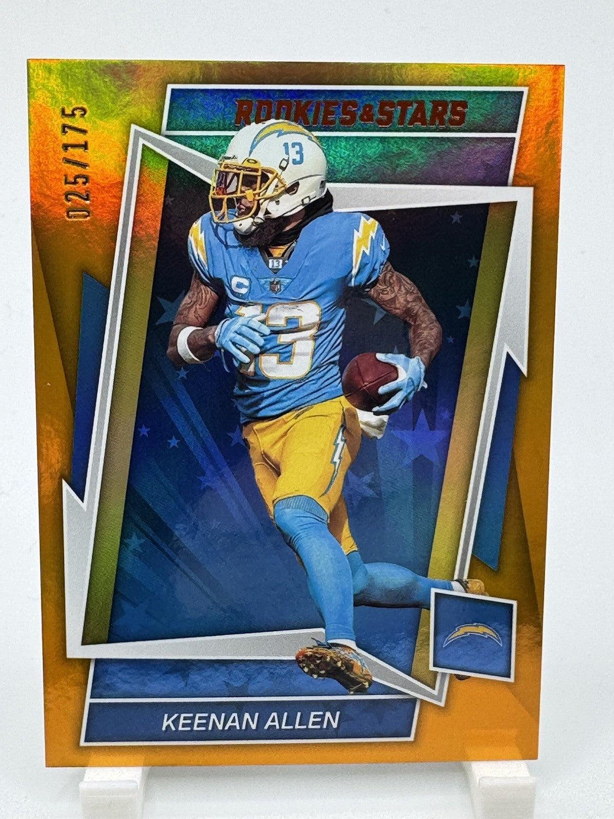 2022 Panini Rookies & Stars Orange 147/175 Keenan Allen #53 0a6