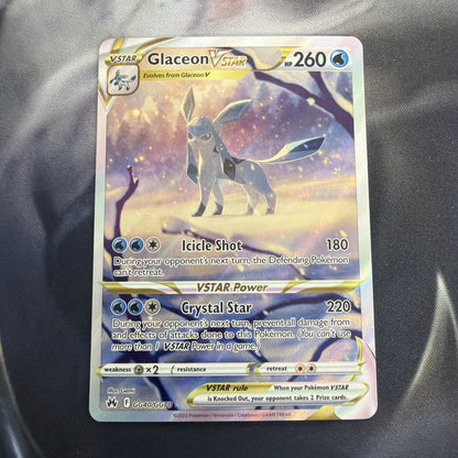 Pokemon 2023 SWSH Crown Zenith Glaceon VSTAR Galarian Gallery #GG40/GG70