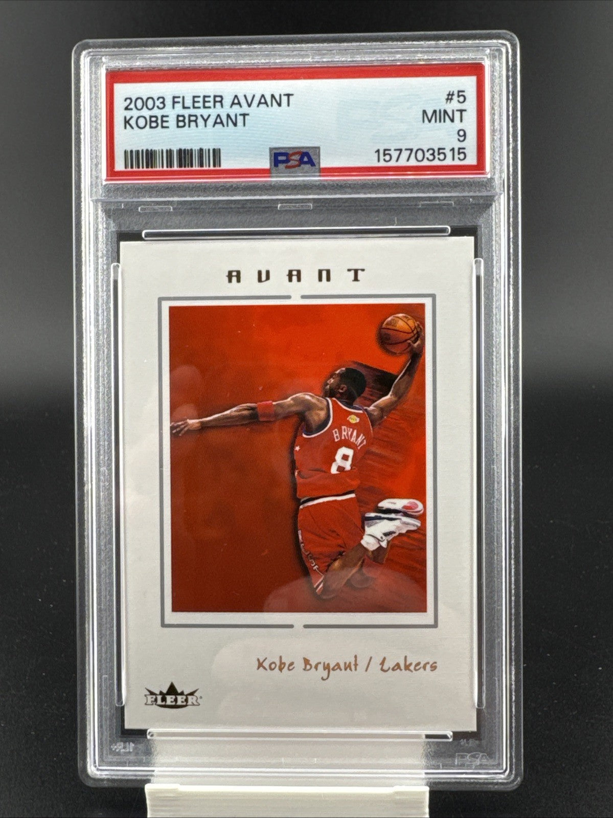 2003 FLEER AVANT #5 KOBE BRYANT PSA 9