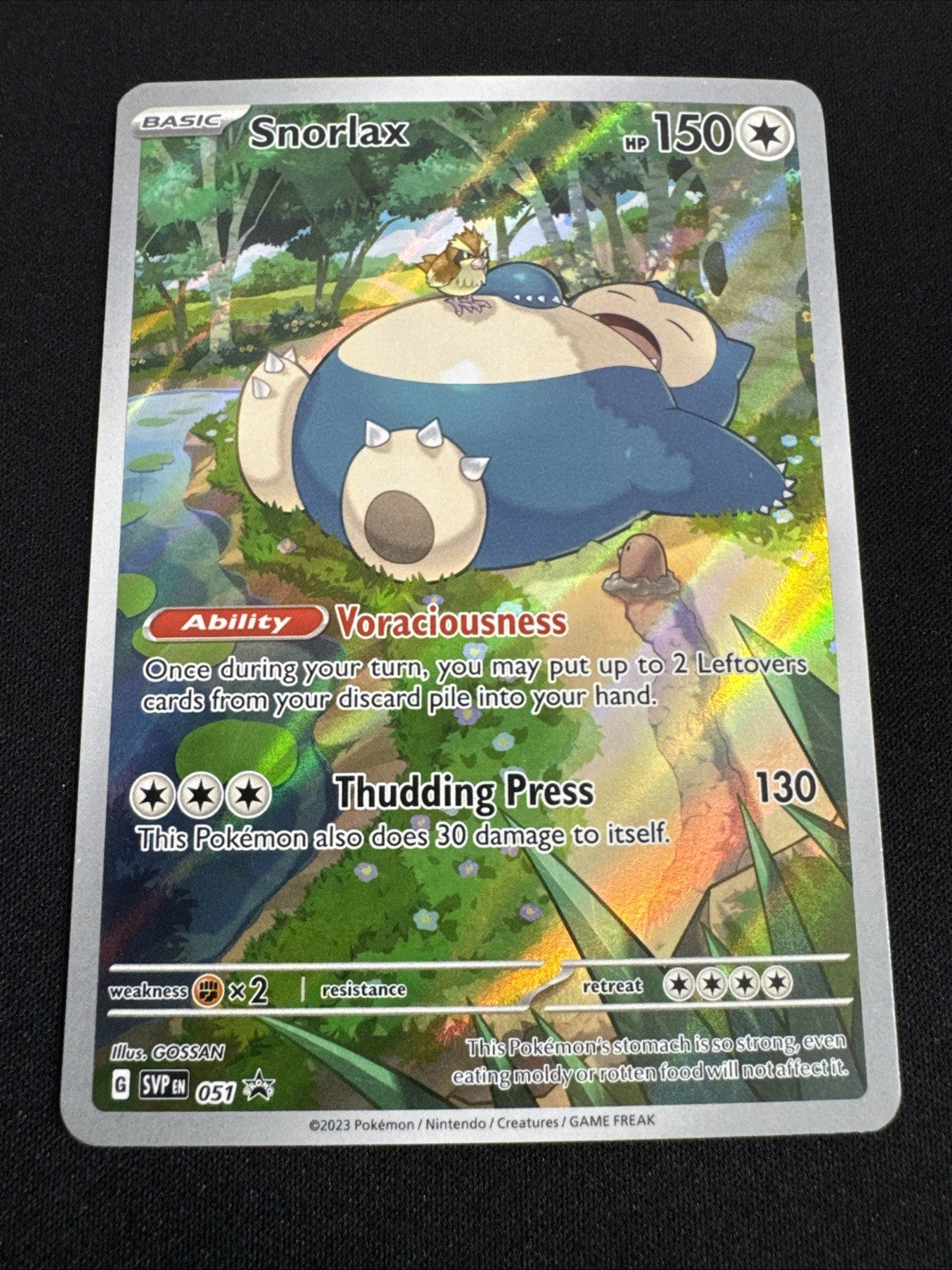 Snorlax 051 Sv: Scarlet & Violet Promo Cards Holo