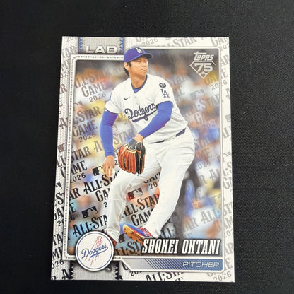 🪶2026 Topps Series 2- Shohei Ohtani #500 Silver Crackle Foil Pitching