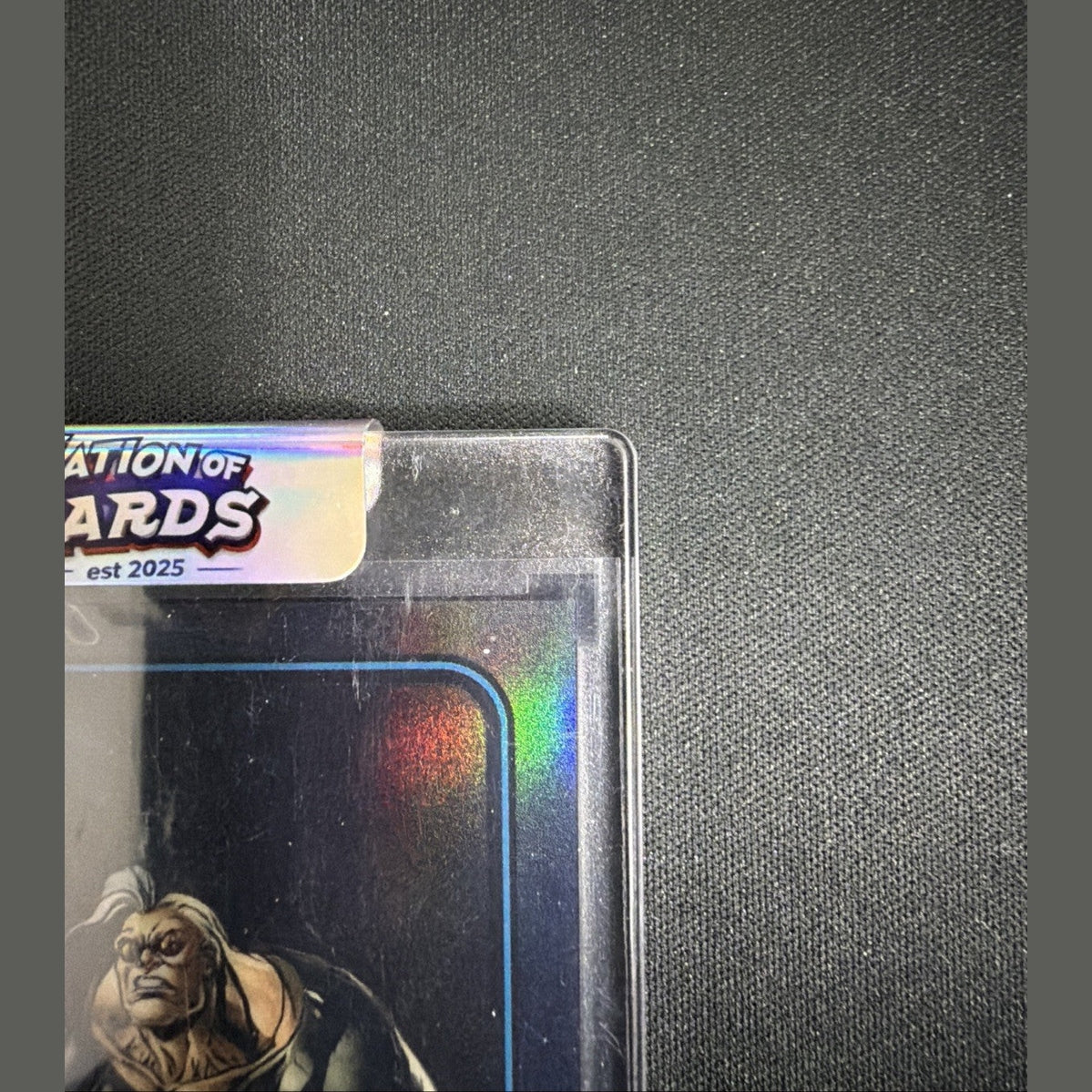 2025 Topps Chrome Marvel Sapphire Strong Guy Black /10