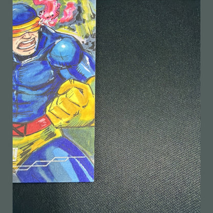 2025 Topps Chrome Marvel Studios CYCLOPS ARTIST SKETCH AUTO # 1/1 Allen Serrano