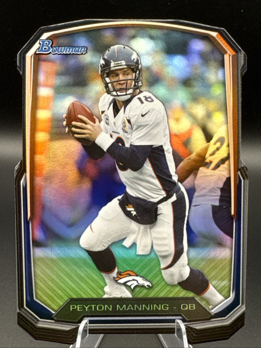 2013 BOWMAN DIE-CUT PEYTON MANNING #BDC-PM
