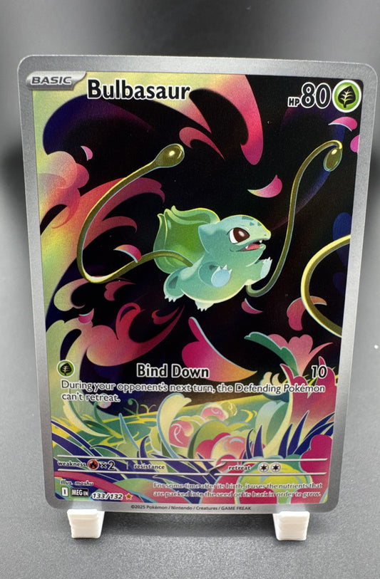 Pokemon Bulbasaur 133/132 Me01: Mega Evolution Holo