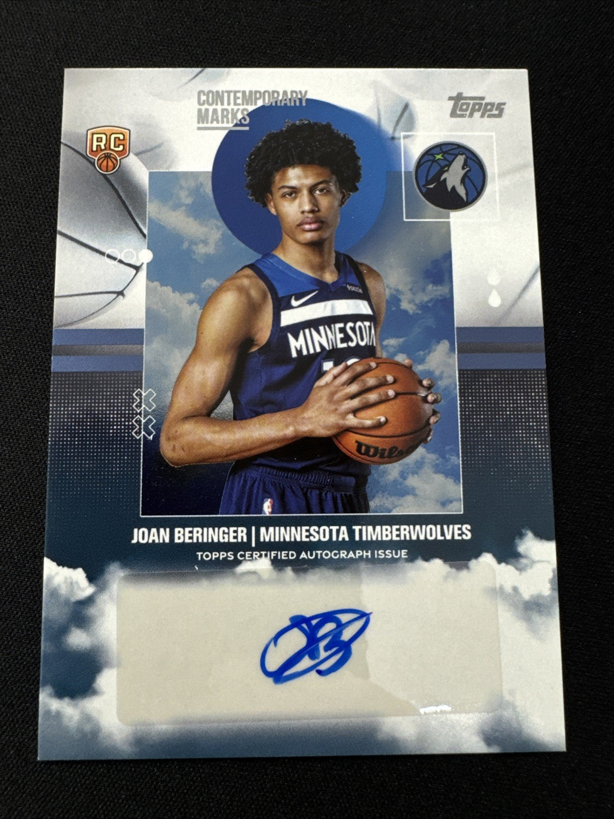 2025-2026 Topps Basketball Joan Beringer Contemporary Marks RC Auto #CM-JB