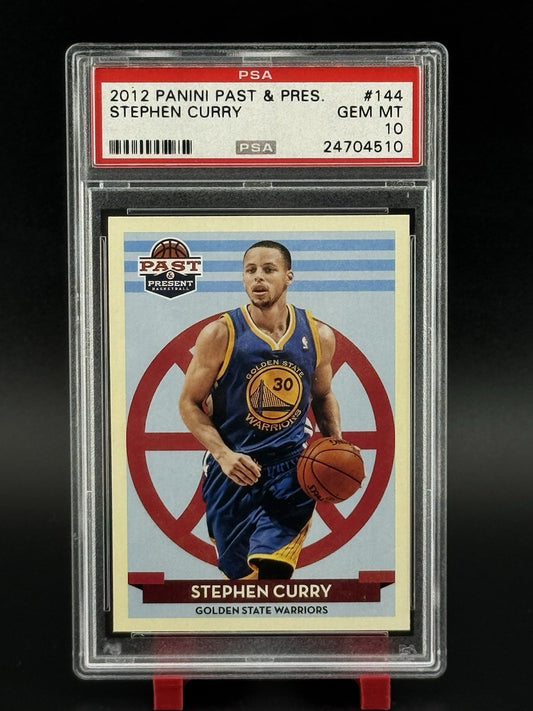 Stephen Curry 2012 Panini Past & Present #144 Golden State Warriors PSA 10 GEM