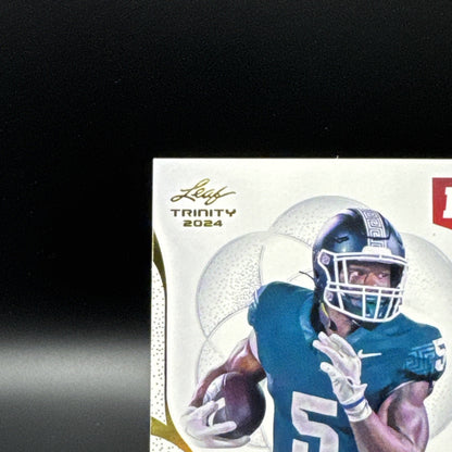 2024 Leaf Trinity-NATHAN CARTER Gold Foil #BA-NC1 Michigan State Falcons Auto RC