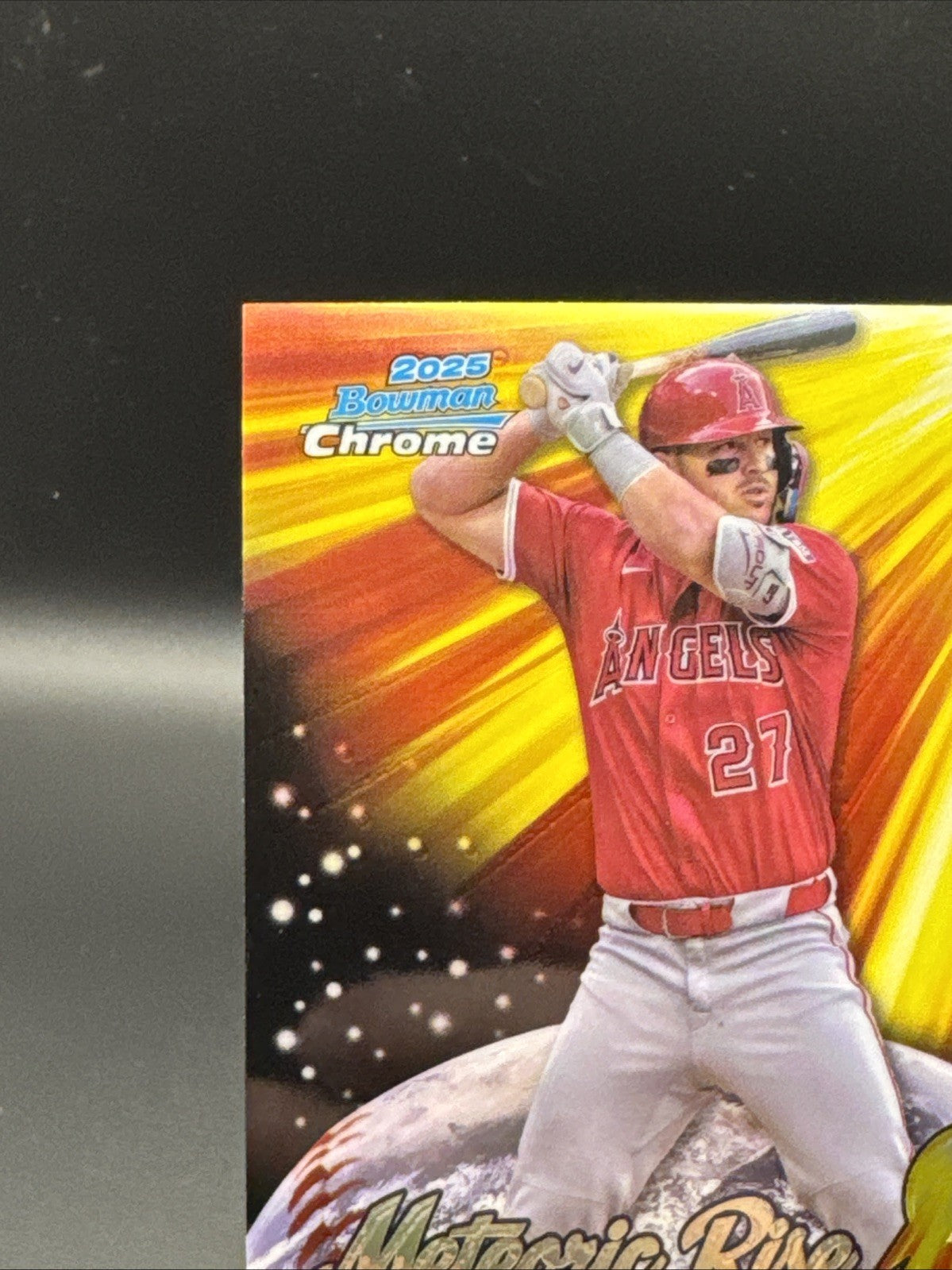2025 Bowman Chrome - Mike Trout - Meteoric Rise Insert LA Angels #MR-2