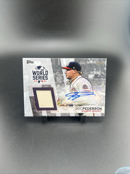 2022 Topps Series 1 - World Series Champion Auto Relic Joc Pederson #WCAR-