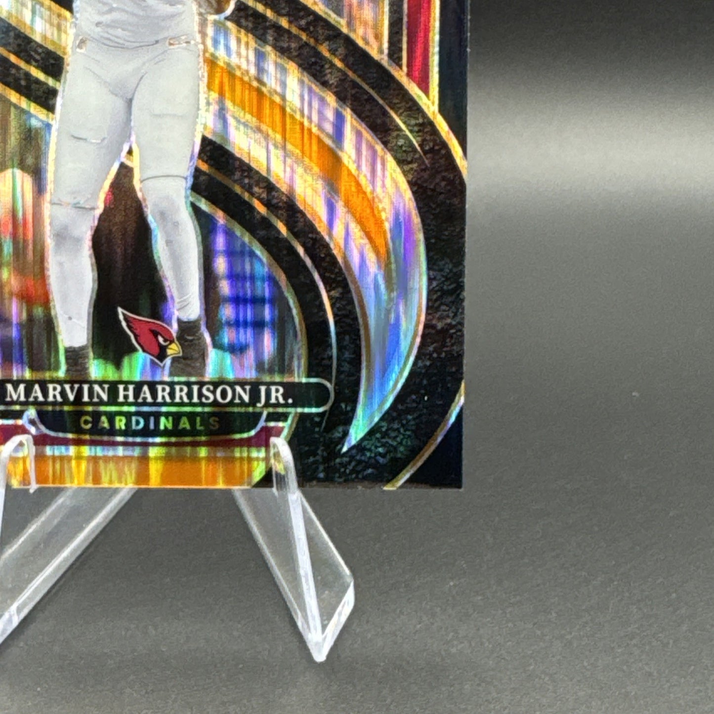 2024 Panini Select Premier Level Marvin Harrison Jr Black & Red Shock Prizm #115