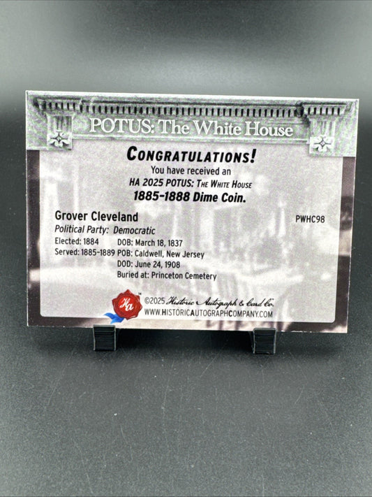 POTUS: The White House Grover Cleveland 1887 Nickel Coin Relic Card