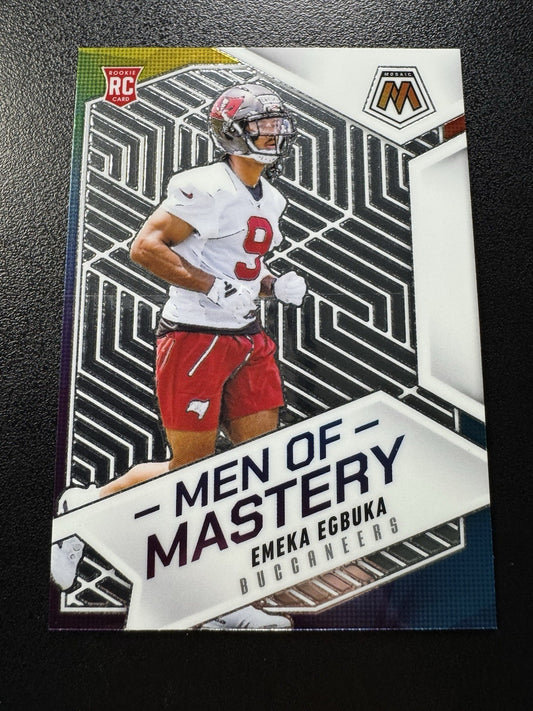 2025 Mosaic Emeka Egbuka Men of Mastery RC Rookie #15 Buccaneers
