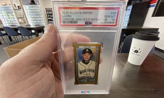 2025 Topps Allen & Ginter - Chrome Ichiro Suzuki #20 Gold Refractor /50