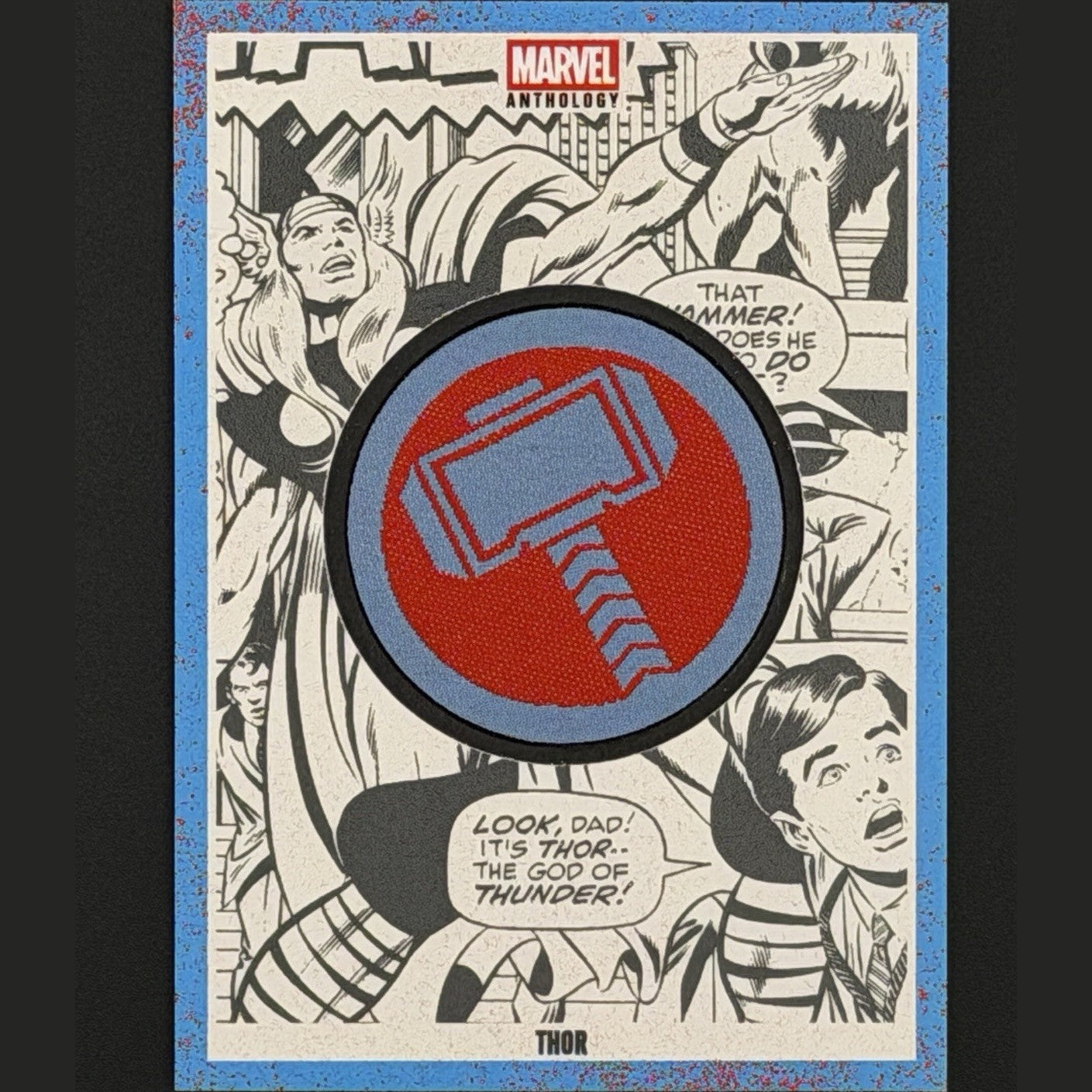 Panini Marvel Anthology Memorabilia Badge Card - THOR