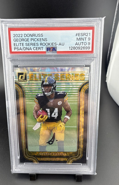 2022 Panini Donruss - The Elite Series Rookies George Pickens #ESR-21 Autographs