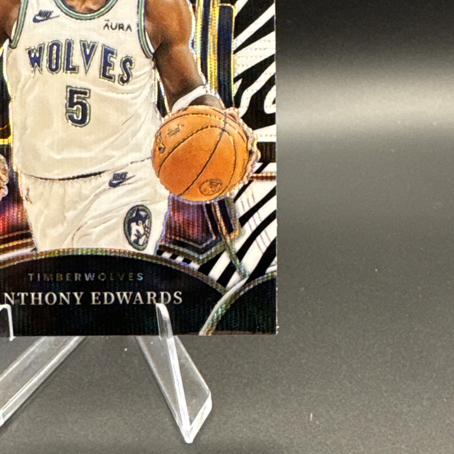 2023 Anthony Edwards Panini Select Zebra Mezzanine #364 SSP