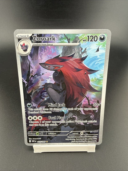 Zoroark 143/086 White Flare IR Holo Pokemon Card - Near Mint