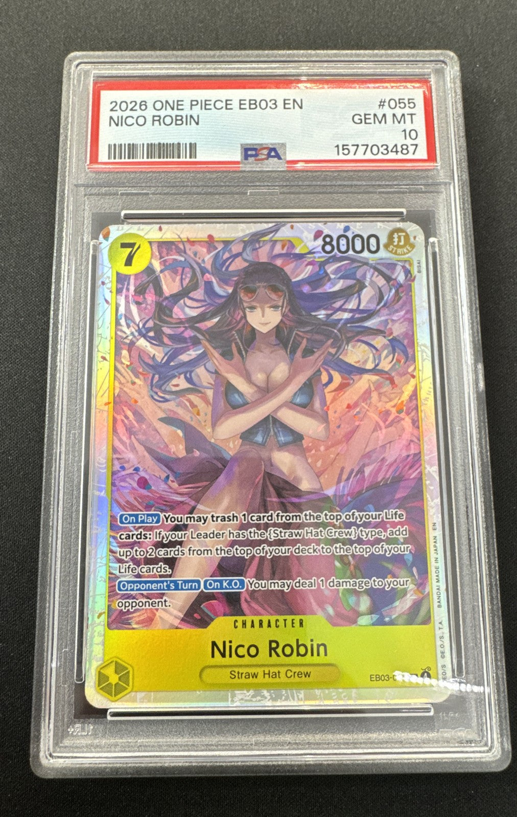 Nico Robin (055) EB03-055 Extra Booster: One Piece Heroines Edition Foil