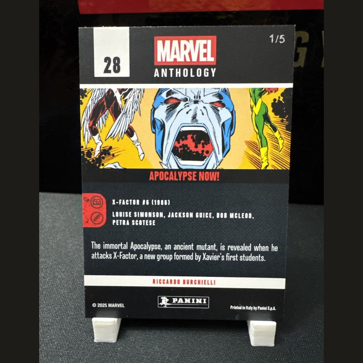 2025 Marvel Anthology Apocalypse Now! 28 Parallel Shattered Holo 1/5