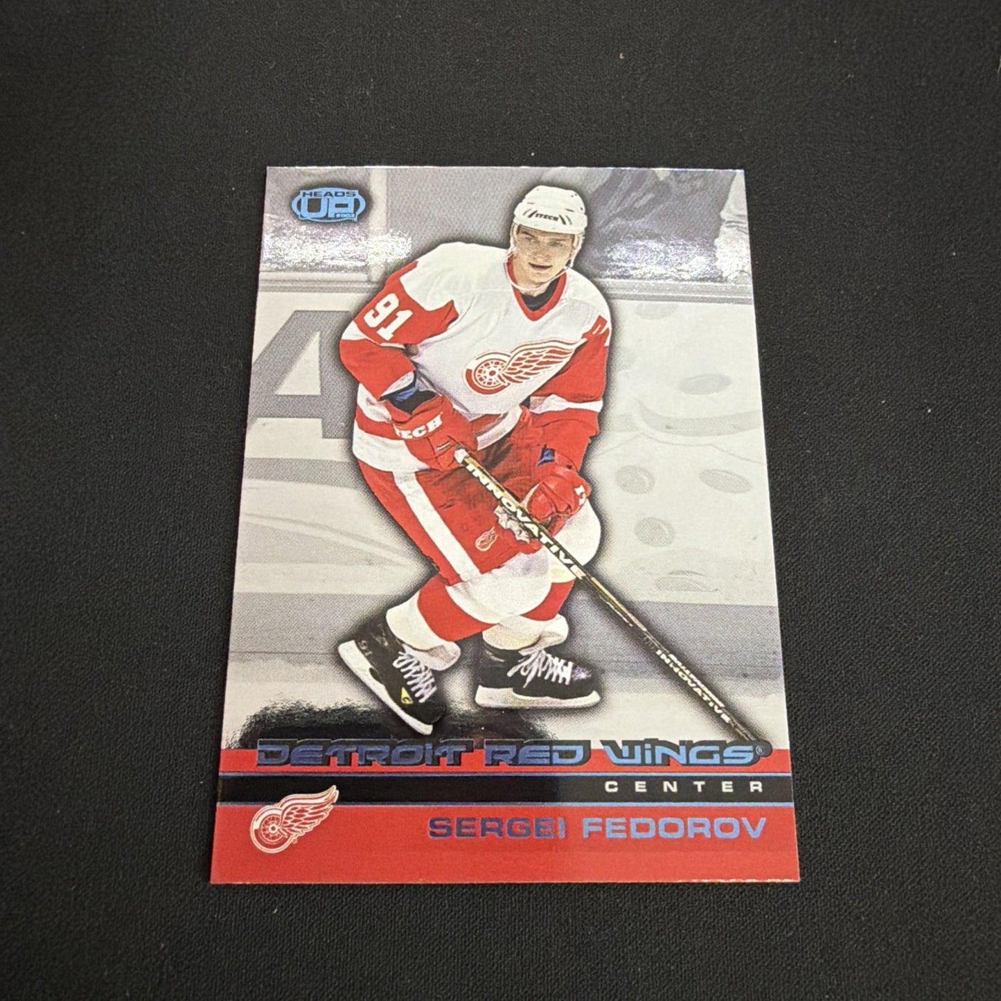 2002-03 Pacific Heads Up Sergei Fedorov /240 Blue Foil Red Wings