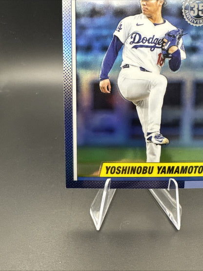 Yoshinobu Yamamoto 2025 Topps Chrome Update 1990 #90CU-14 Los Angeles Dodgers