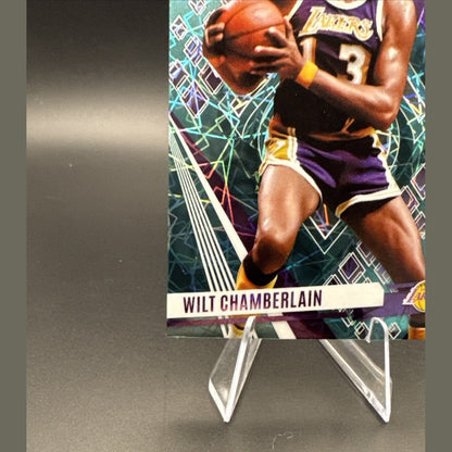 2023-24 Panini Phoenix Wilt Chamberlain #34 Teal Laser - Lakers HOF
