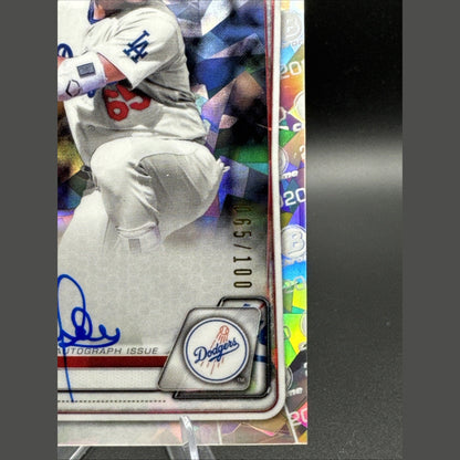 2020 Andy Pages 1st Bowman Chrome Cracked Ice RC Autograph 65/100 #CPA-AP