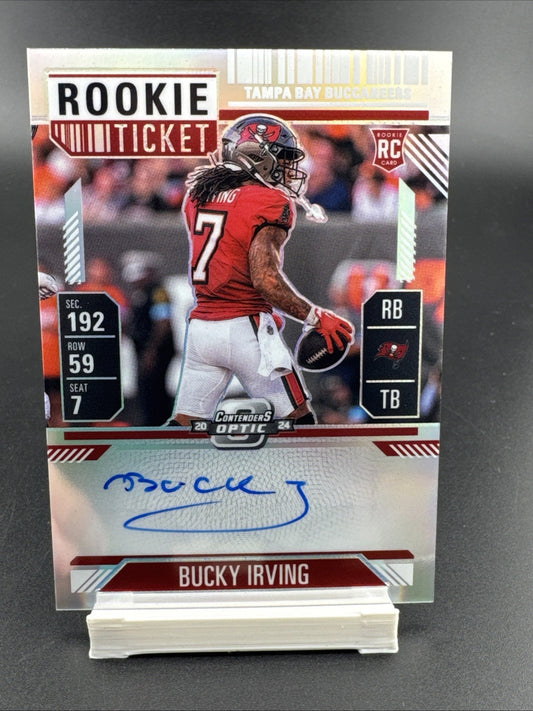 2024 Panini Contenders Optic - Rookie Ticket RPS Autographs Bucky Irving