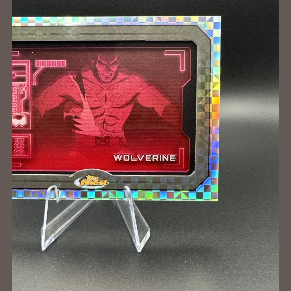 Wolverine Sentinel Scan SS-8 X-Fractor 72/97 2025 Topps Finest X-Men 97'