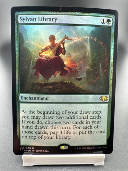 MTG Sylvan Library Commander Collection: Green CC1 #5 Non-Foil NM Magic Card
